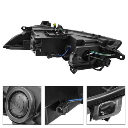 Xenon HID Headlight Assy Right Side for 2017-2020 Lincoln Continental 2.7L 3.0L EcoBoost 3.7L Duratec, w/Headlamp Leveling