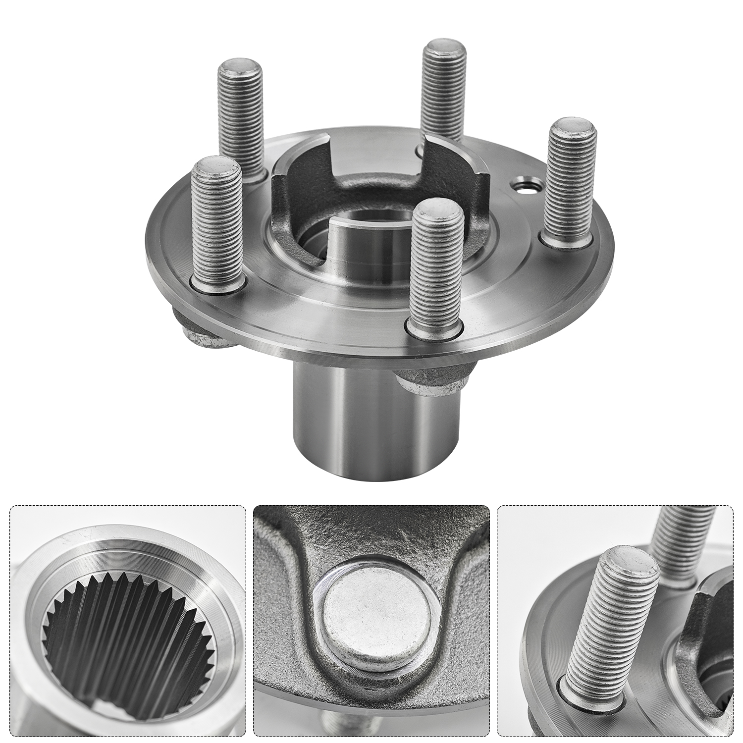 Front Wheel Hub Bearing Assembly Compatible with Land Rover Range Rover Evoque 2012-2019, Discovery Sport 2015-2019, Jaguar E-Pace 2018-2020