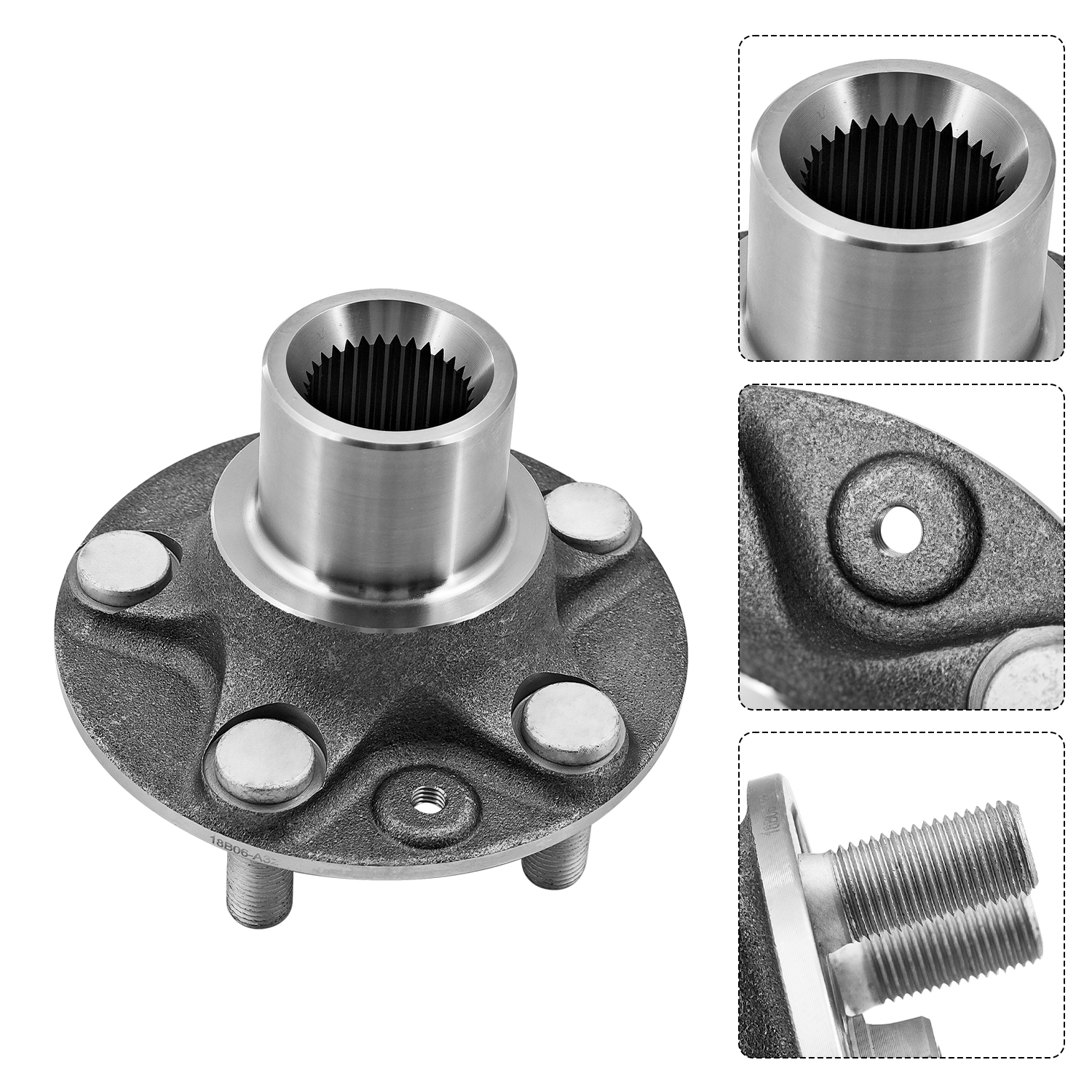 Land Rover Front Wheel Hub Bearing Assembly Compatible with Range Rover 2019-2025, Range Rover Evoque 2019-2023, Discovery Sport 2015-2023, Jaguar E-Pace 2018-2020