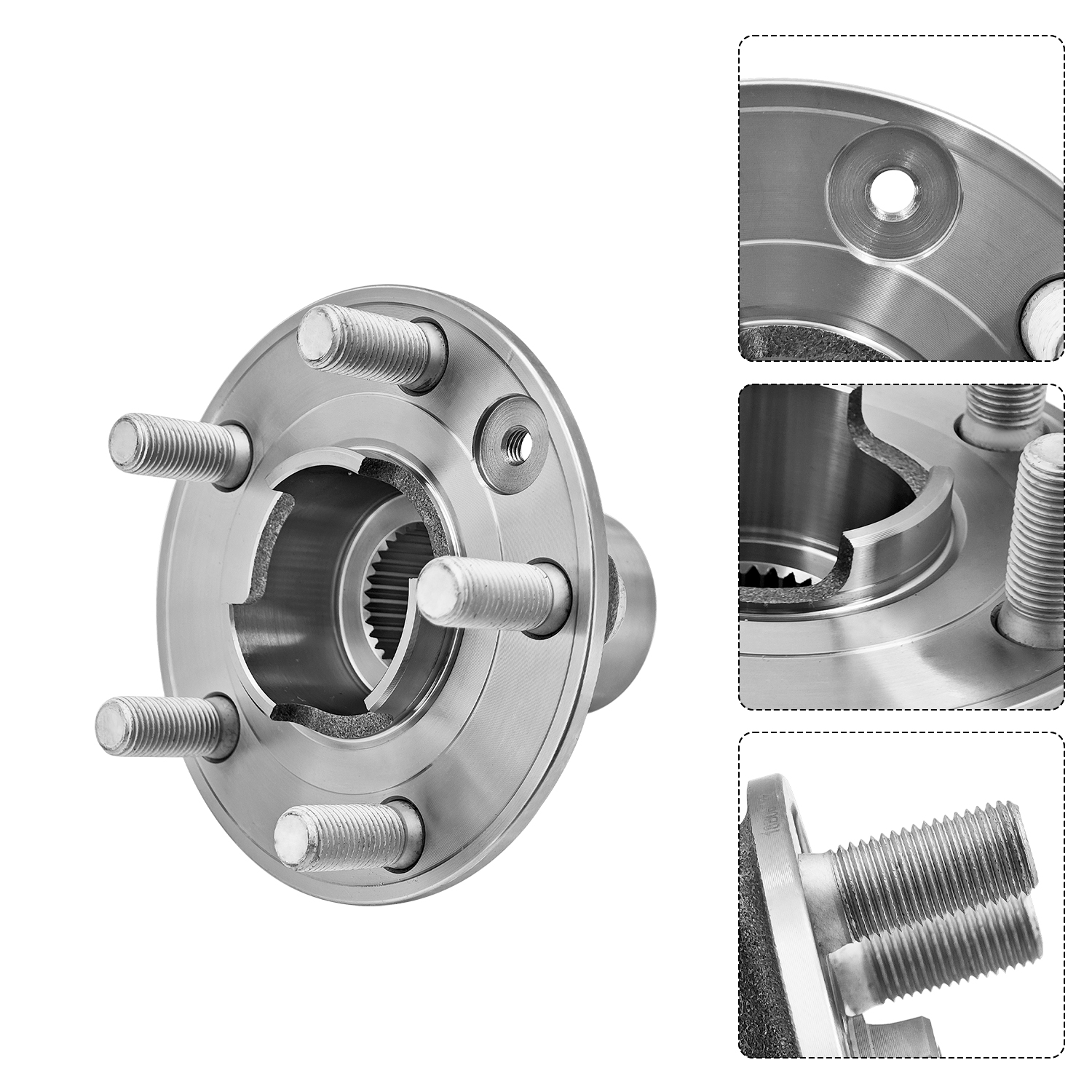 Land Rover Front Wheel Hub Bearing Assembly Compatible with Range Rover 2019-2025, Range Rover Evoque 2019-2023, Discovery Sport 2015-2023, Jaguar E-Pace 2018-2020