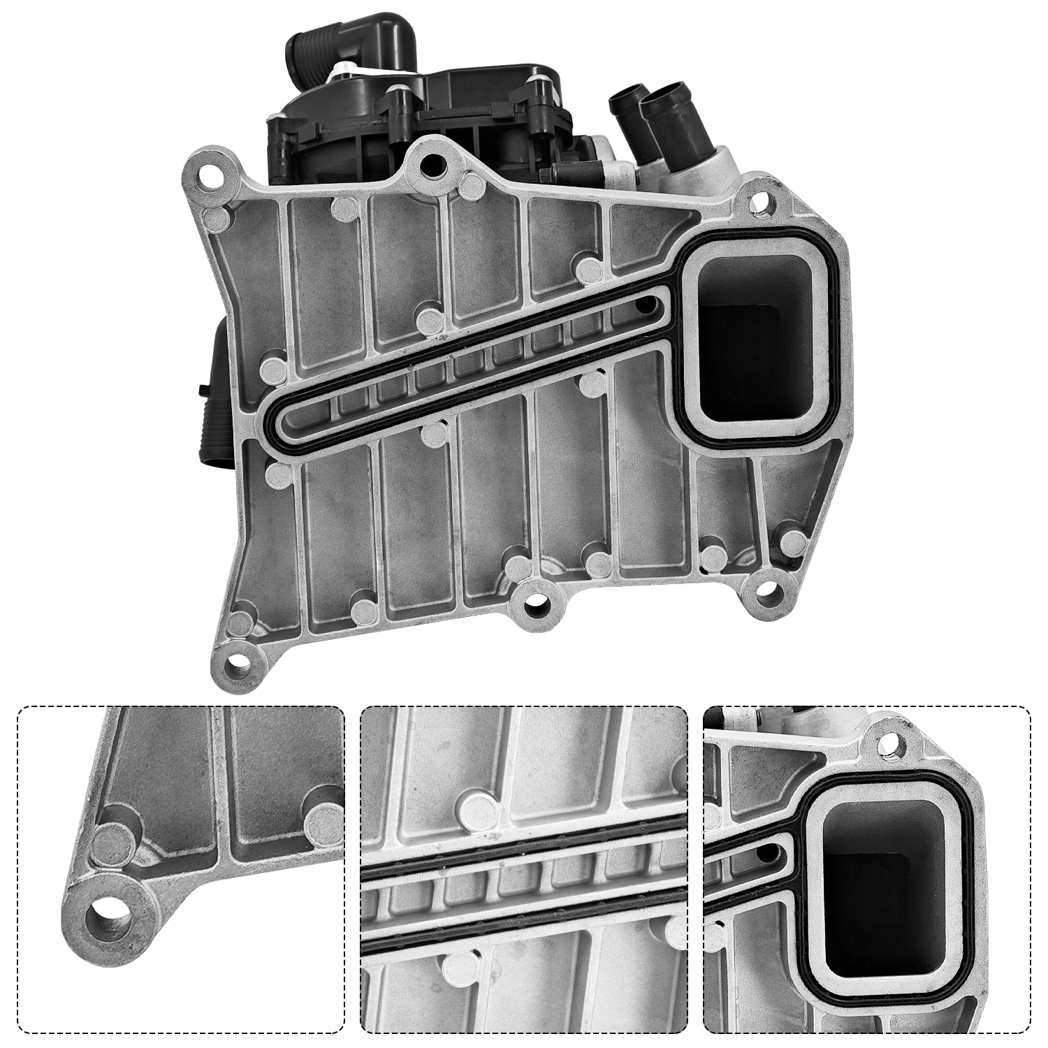 Crankcase Breather Kit Compatible with International Navistar MaxxForce DT 9 10 Crankcase Oil Separator