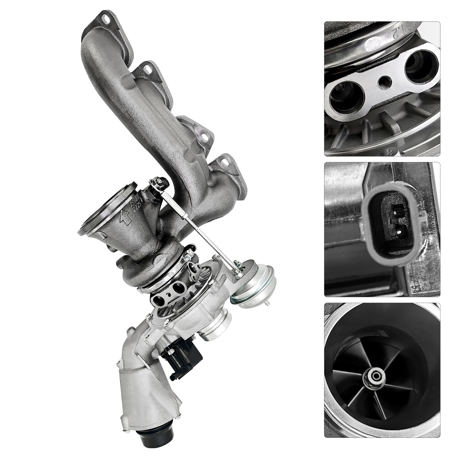 AL0072 Turbocharger 208-211Hp Fits M274 2.0T Engine, for Infiniti 2016-2019 Q50 2.0L/ 2017-2019 Q60 2.0