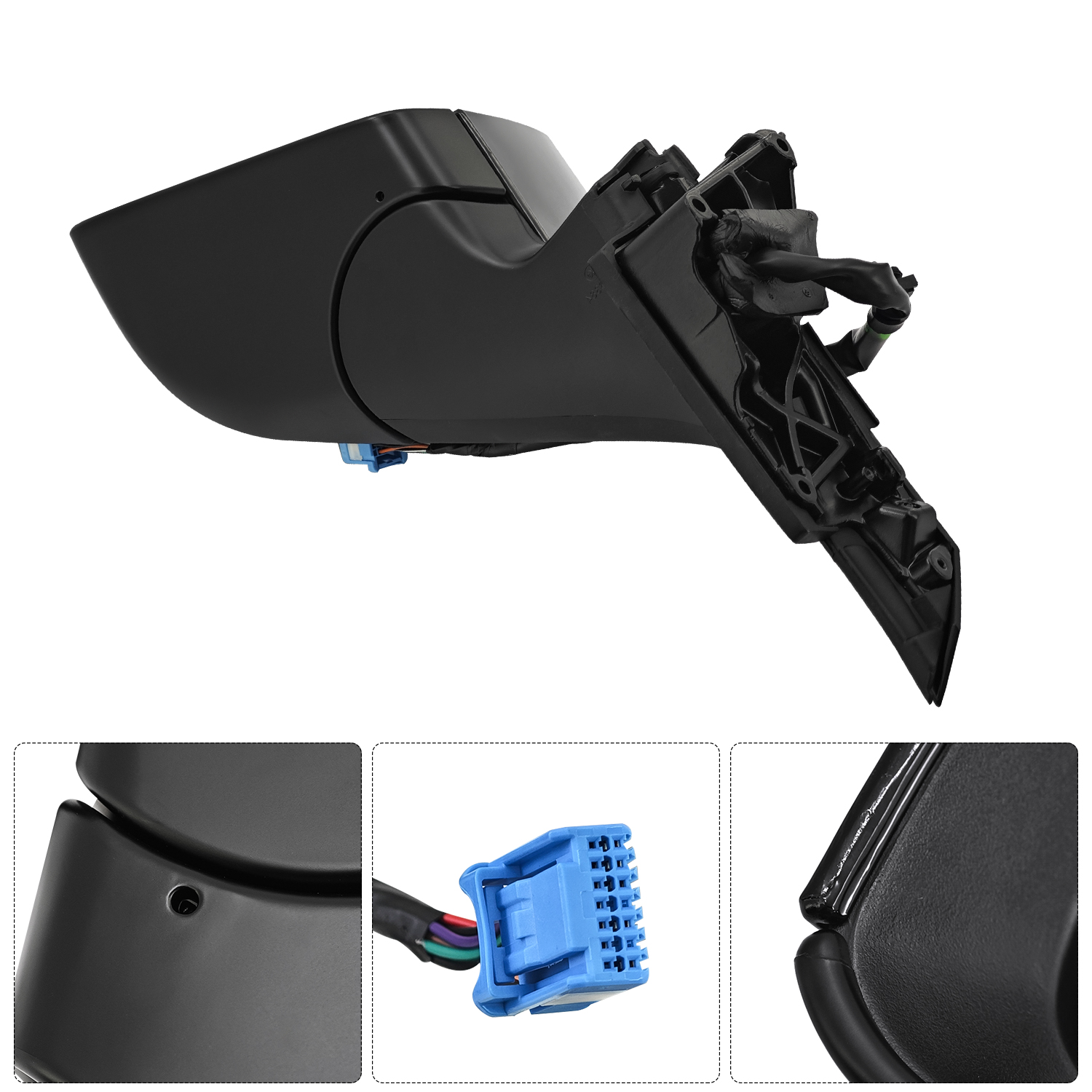 1PCS Left Driver Side Mirror With housing For Tesla Model 3 M3 2021-2025