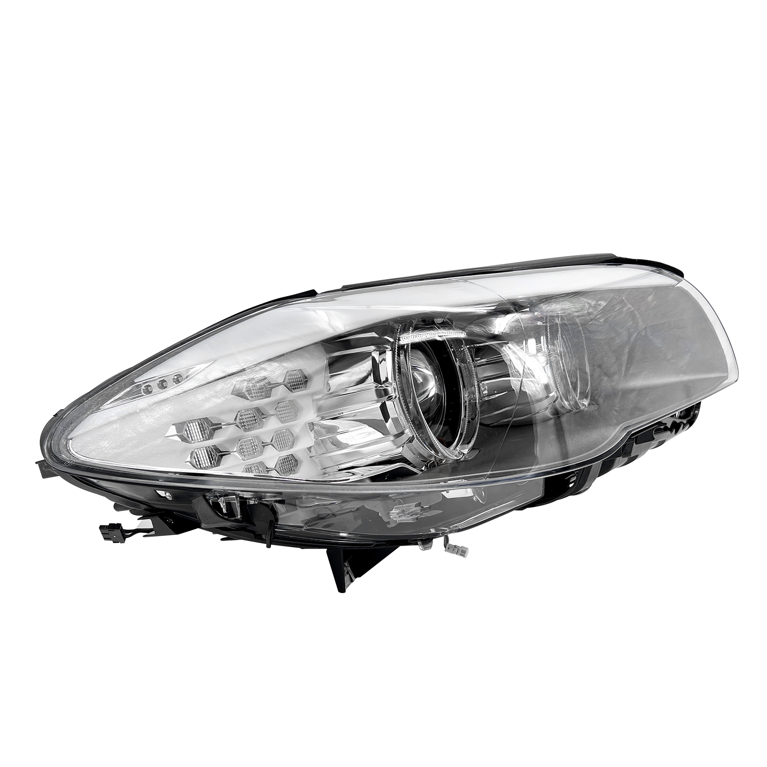 HID Xenon Headlight Assembly, Fits for BMW 5-Series 535i 528i 550i F10 F18 2011-2013,W/O TMS Control Module (Right Passenger sSide)