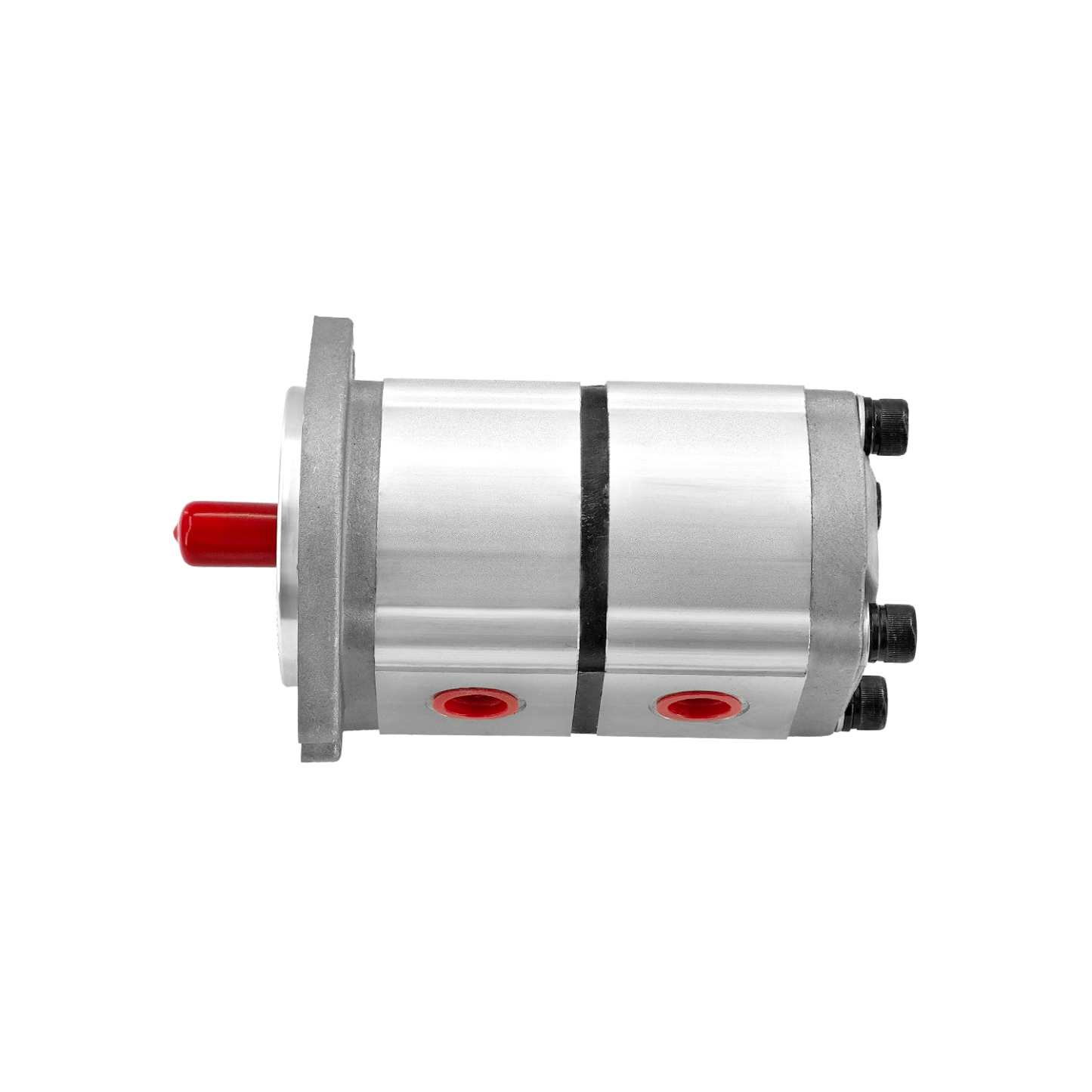 Two-Section Acting Hydraulic Pump, Hydraulic Gear Pump Fit for Skid Steer Loader KTT23