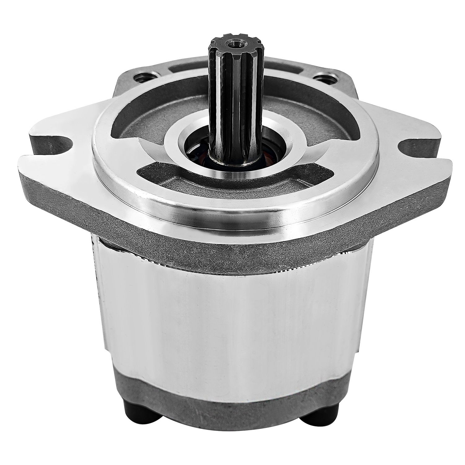 Single Acting Hydraulic Gear Pump for AGT H12 and More 1-ton Mini Excavators Digger 700RPM-4000RPM 9 Tooth 20 MPa-25 MPa Inlet G3/4 Outlet G1/2