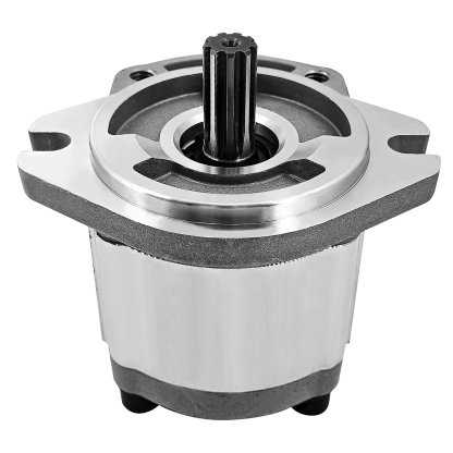 Single Acting Hydraulic Gear Pump for AGT H12 and More 1-ton Mini Excavators Digger 700RPM-4000RPM 9 Tooth 20 MPa-25 MPa Inlet G3/4 Outlet G1/2