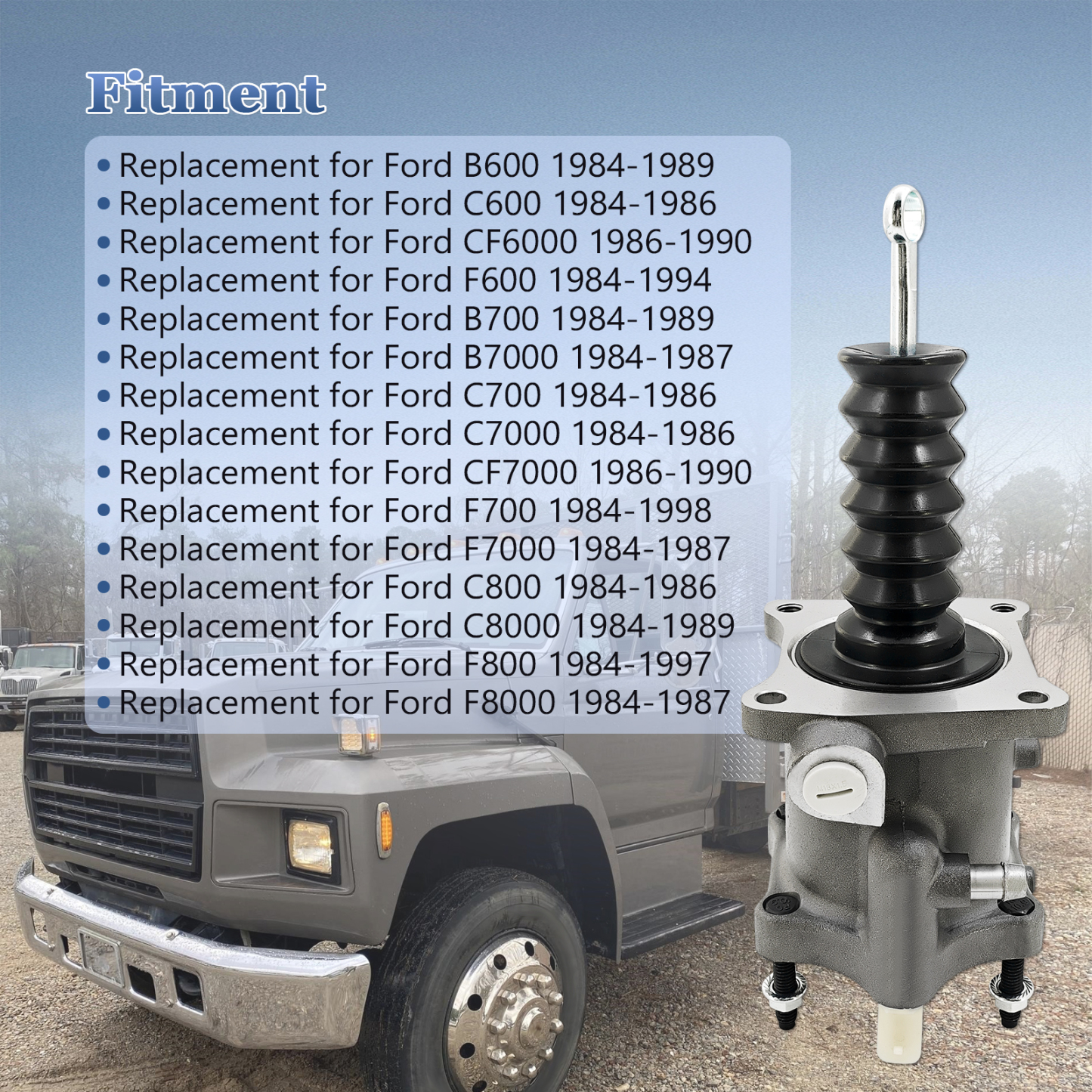 Power Brake Booster for Ford B600 B700 B7000 C600 C700 C800 C7000 C8000 F600 F700 F800 F7000 F8000 CF6000 CF7000