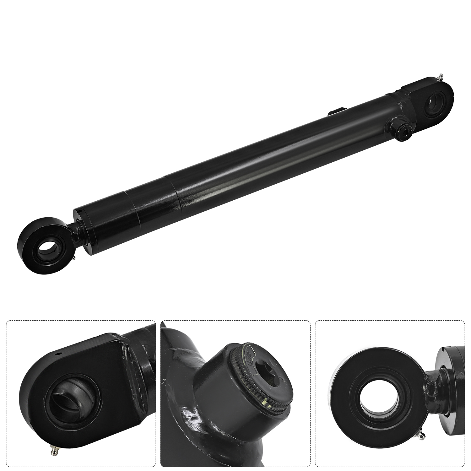 Thumb Cylinder for Kubota Mini Excavator KX91‑3 KX121‑3 U25 U35 U45 KX057 KX057-4 Single Hole Hydraulic Cylinder