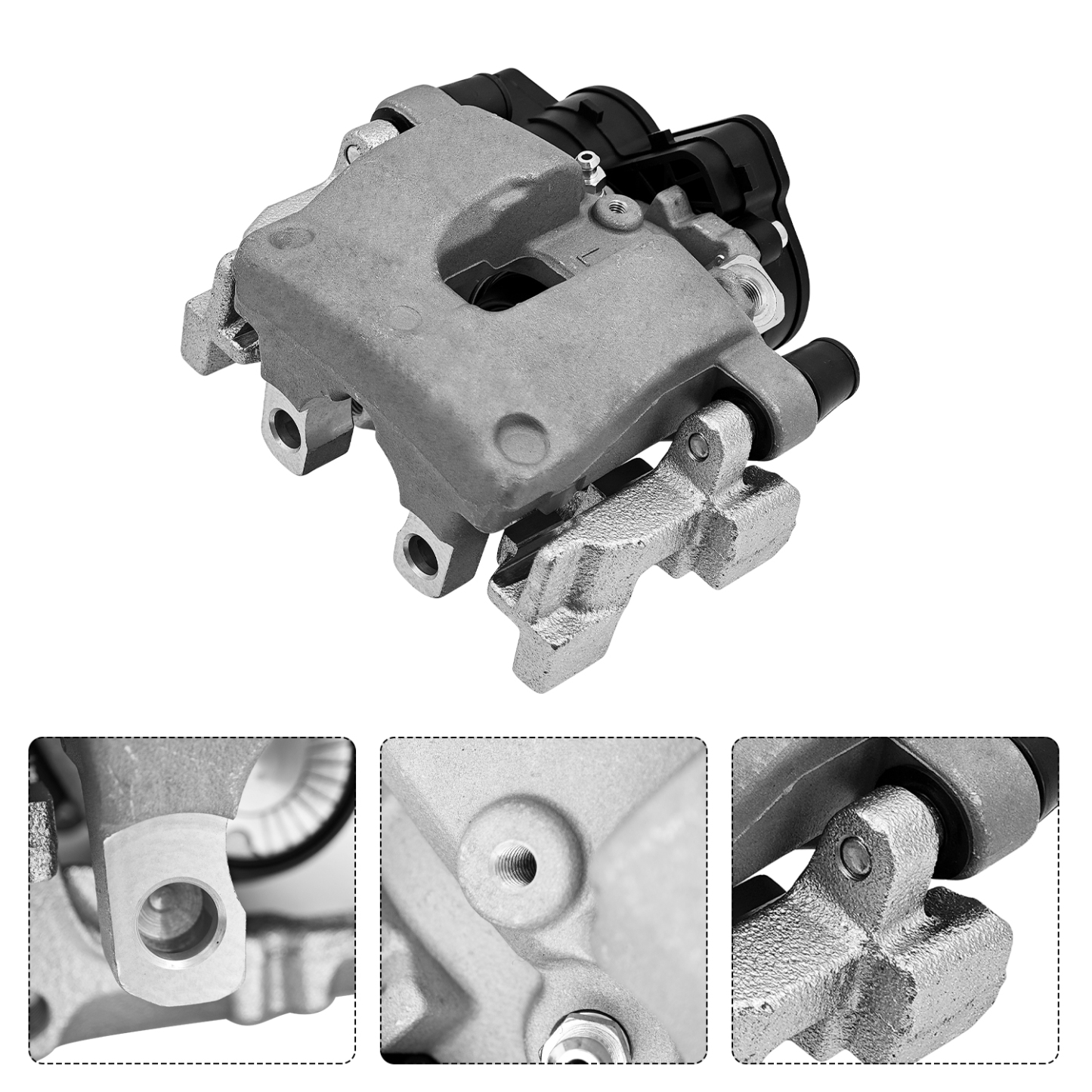 Left Rear Brake Caliper Assembly w/Bracket Fit for Mercedes-Benz 2015-2023 C300 C350e 2.0L C43 AMG 3.0L C63 AMG S 4.0L