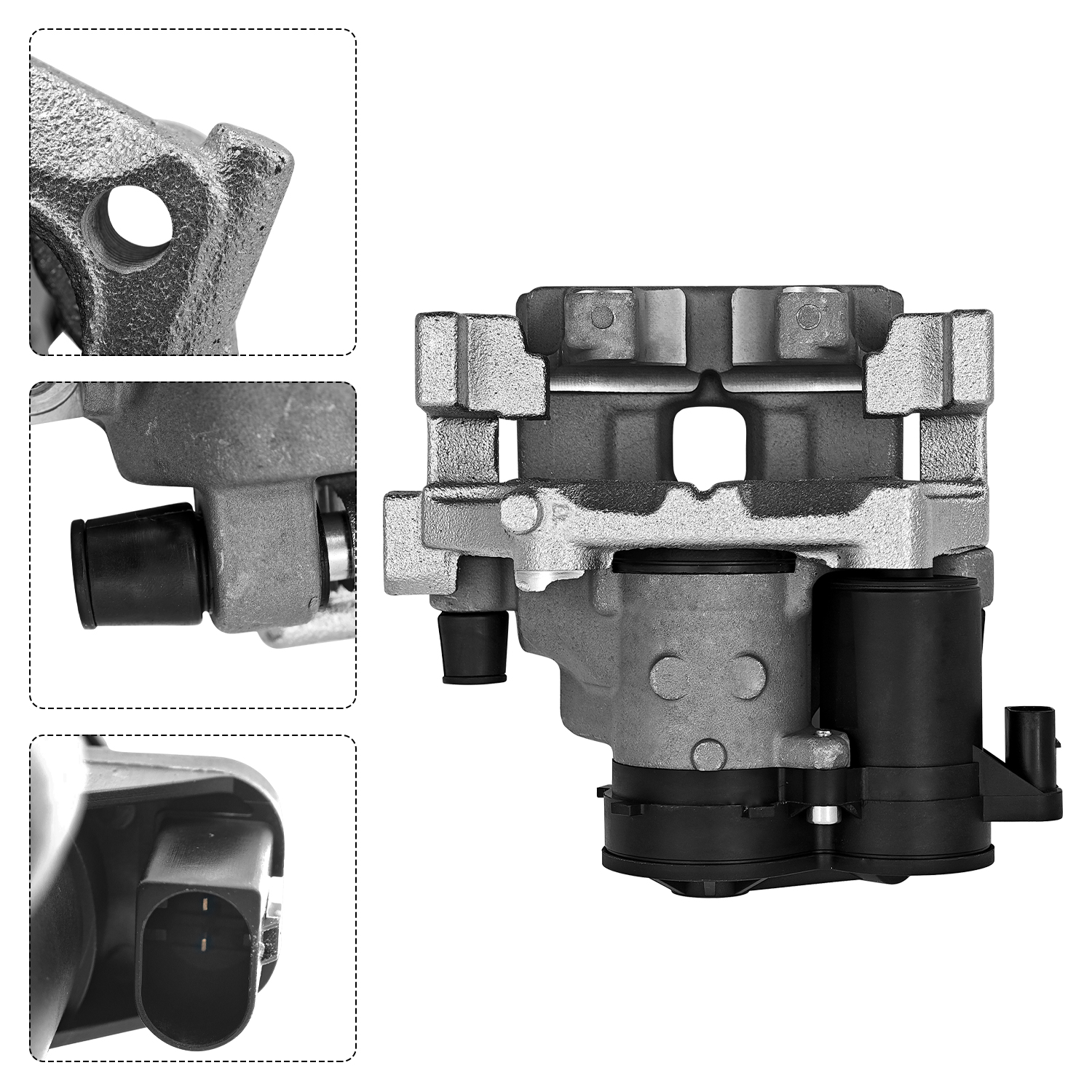 Right Rear Brake Caliper Assembly w/Bracket Fit for Mercedes-Benz 2015-2023 C300 C350e 2.0L C43 AMG 3.0L C63 AMG S 4.0L