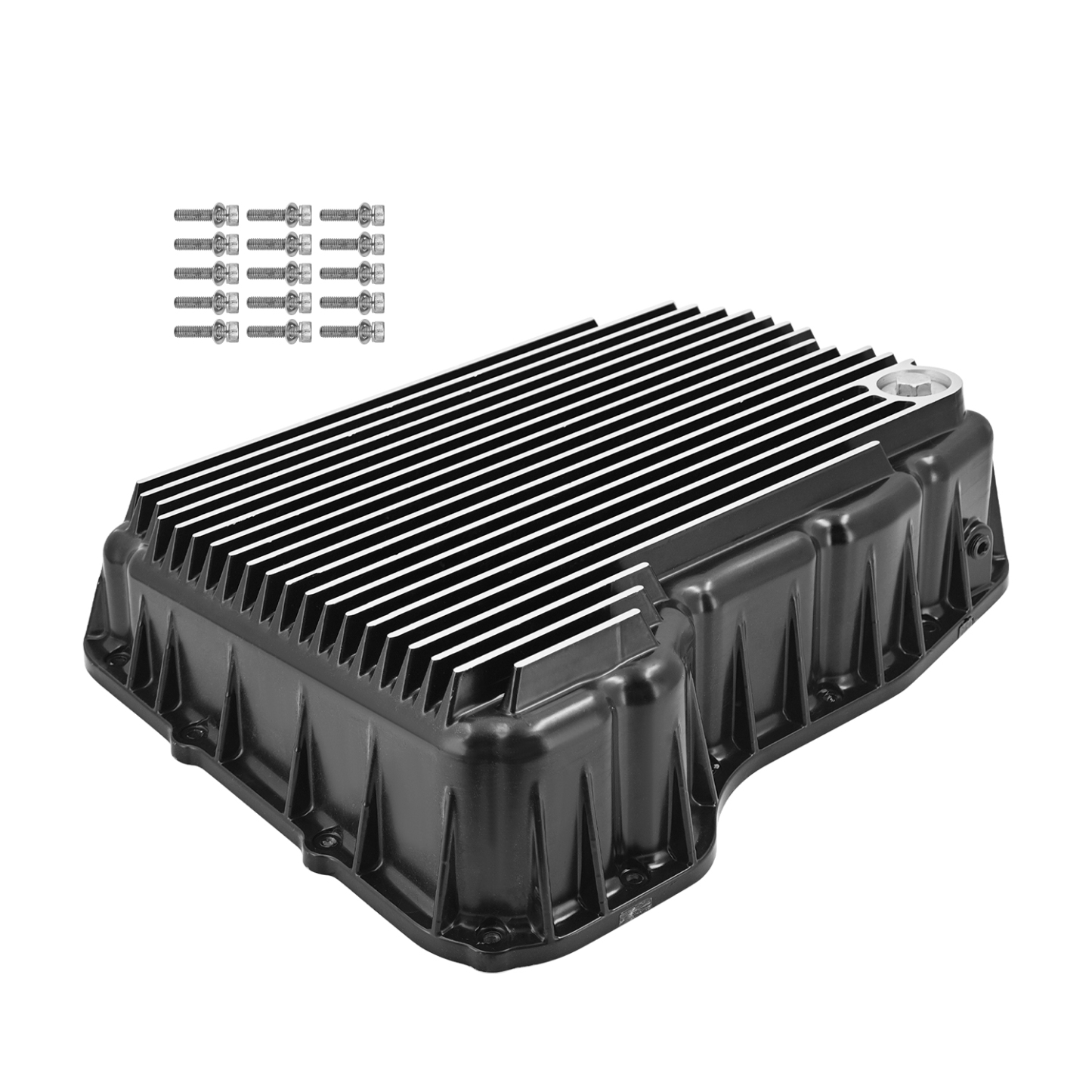 Heavy-Duty Transmission Oil Pan 68RFE Compatible with Dodge Ram 2500/3500 2007-2021 6.7L Transmission Pan