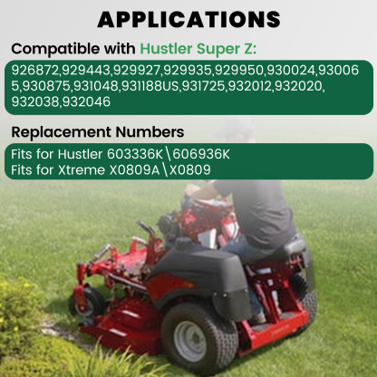 Electric PTO Clutch fit for Hustler Super Z HyperDrive & Super 104 Models 929950 / 930024 / 930065 / 930875 / 931048 / 606936K