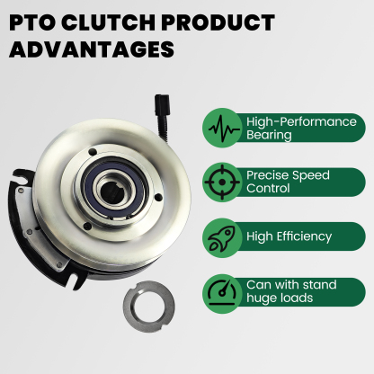 Electric PTO Clutch fit for Hustler Super Z HyperDrive & Super 104 Models 929950 / 930024 / 930065 / 930875 / 931048 / 606936K