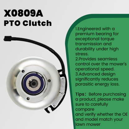 Electric PTO Clutch fit for Hustler Super Z HyperDrive & Super 104 Models 929950 / 930024 / 930065 / 930875 / 931048 / 606936K