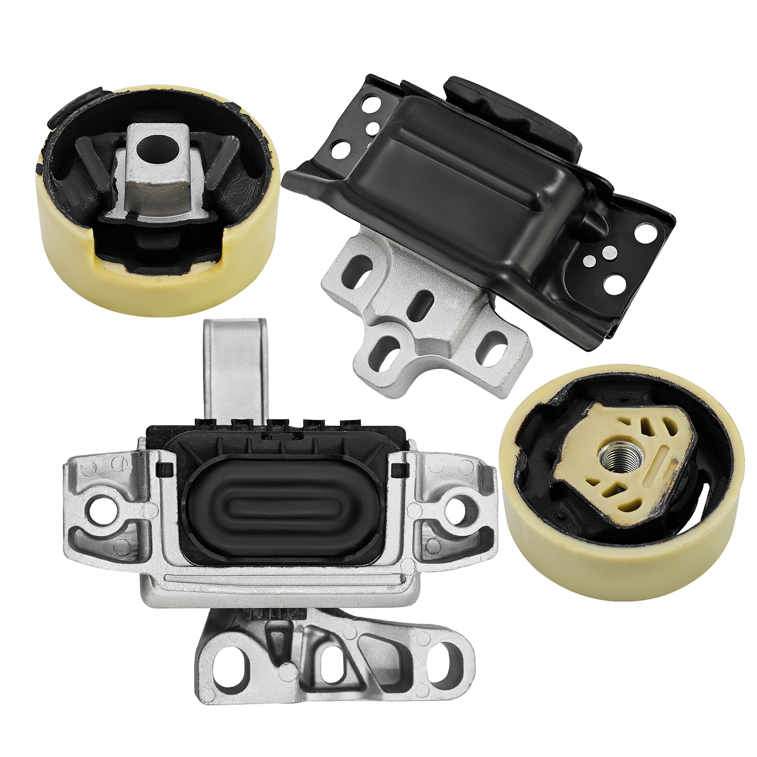 4Pcs Engine & Transmission Mount Kit for Volkswagen 2018-2023 Atlas, 2020-2023 Atlas Cross Sport