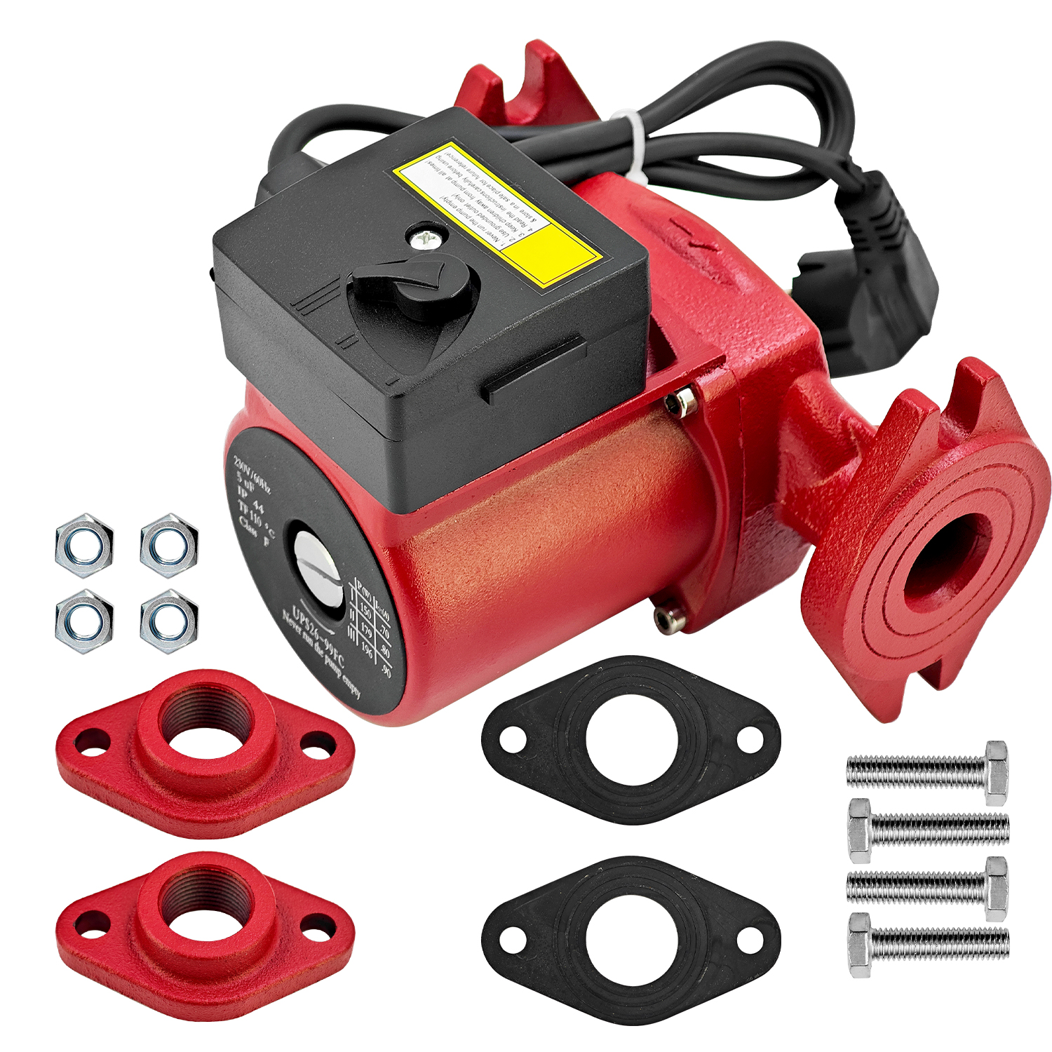 230V 1/6HP Water Circulator Pump for Grundfos Bolier Water for Radiant Heating, Hydronic Heating, Fan Coil Heating, Solar and Other System Types 52722513