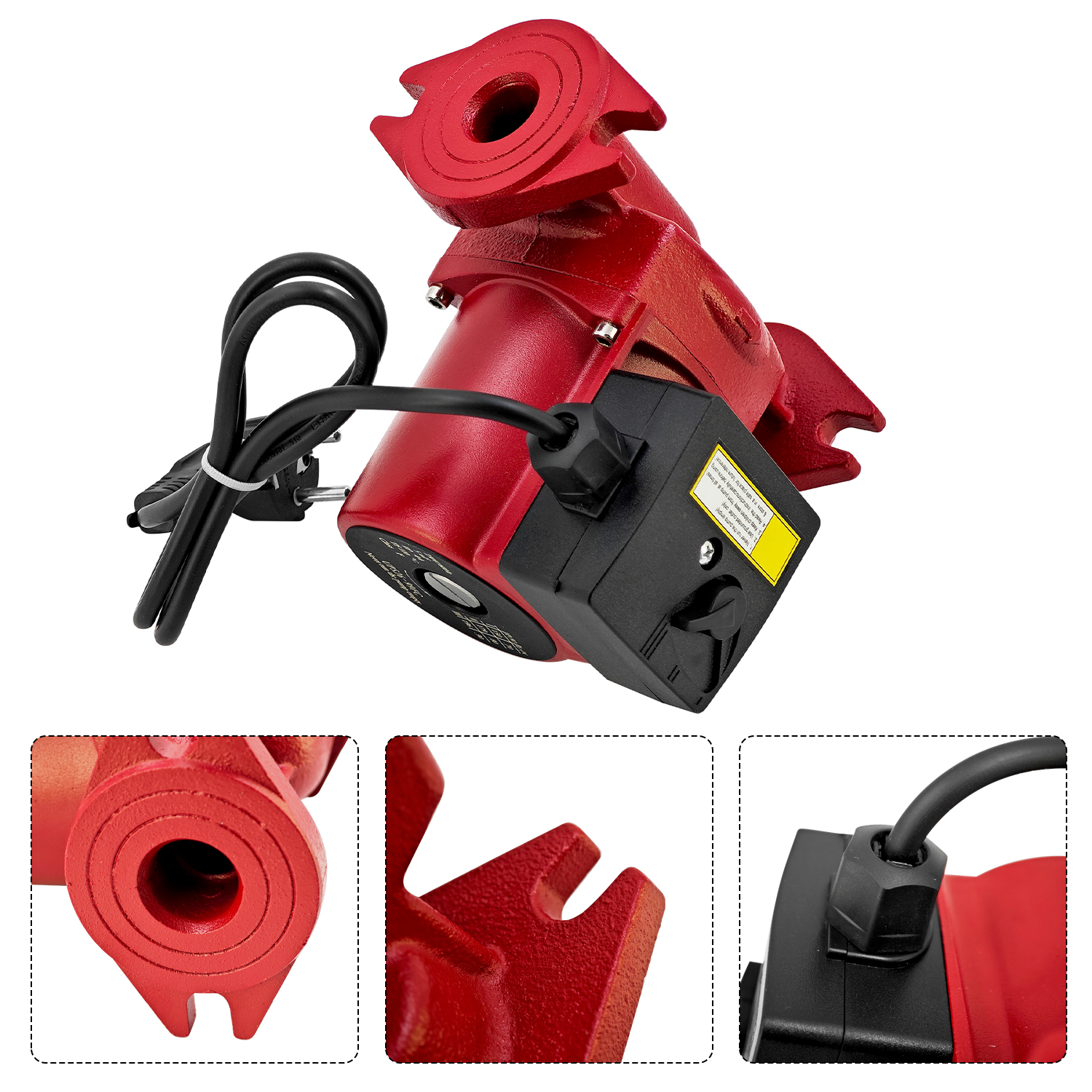 230V 1/6HP Water Circulator Pump for Grundfos Bolier Water for Radiant Heating, Hydronic Heating, Fan Coil Heating, Solar and Other System Types 52722513