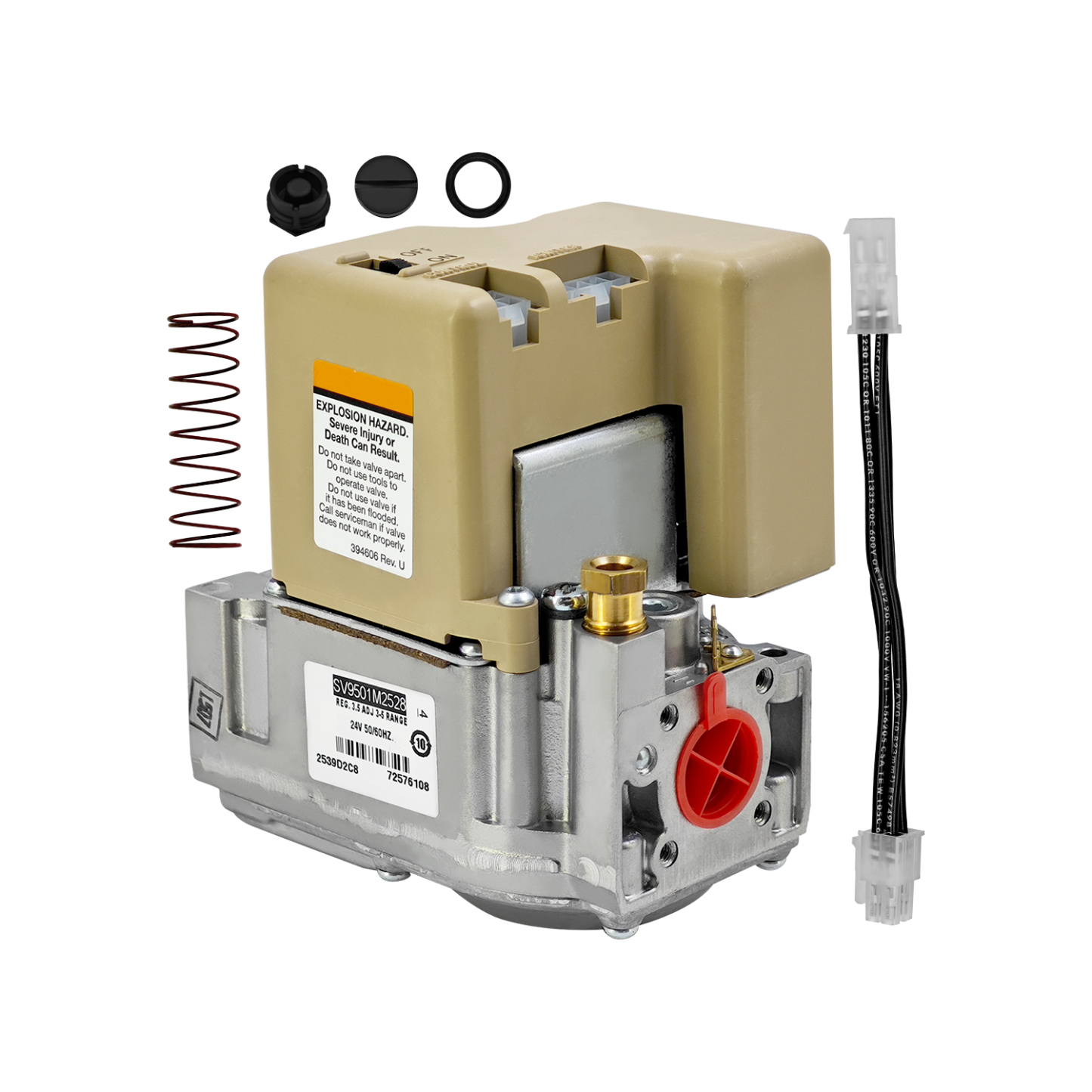 Furnace Smart Gas Valve Intermittent Hot Surface Pilot Ignition for Honeywell SV9501M2528 Smart Valve Hot Surface Pre-Ignition Devices 24 V 50/60 Hz