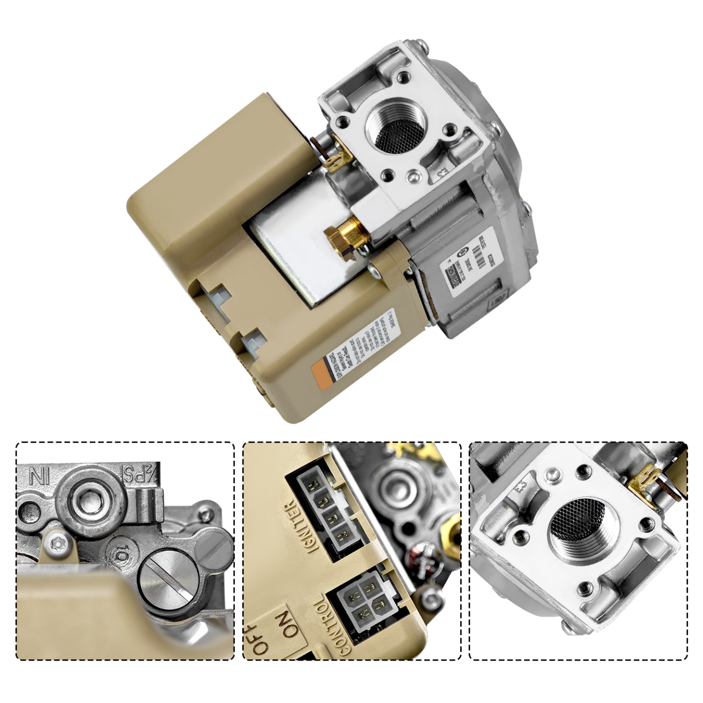 Furnace Smart Gas Valve Intermittent Hot Surface Pilot Ignition for Honeywell SV9501M2528 Smart Valve Hot Surface Pre-Ignition Devices 24 V 50/60 Hz