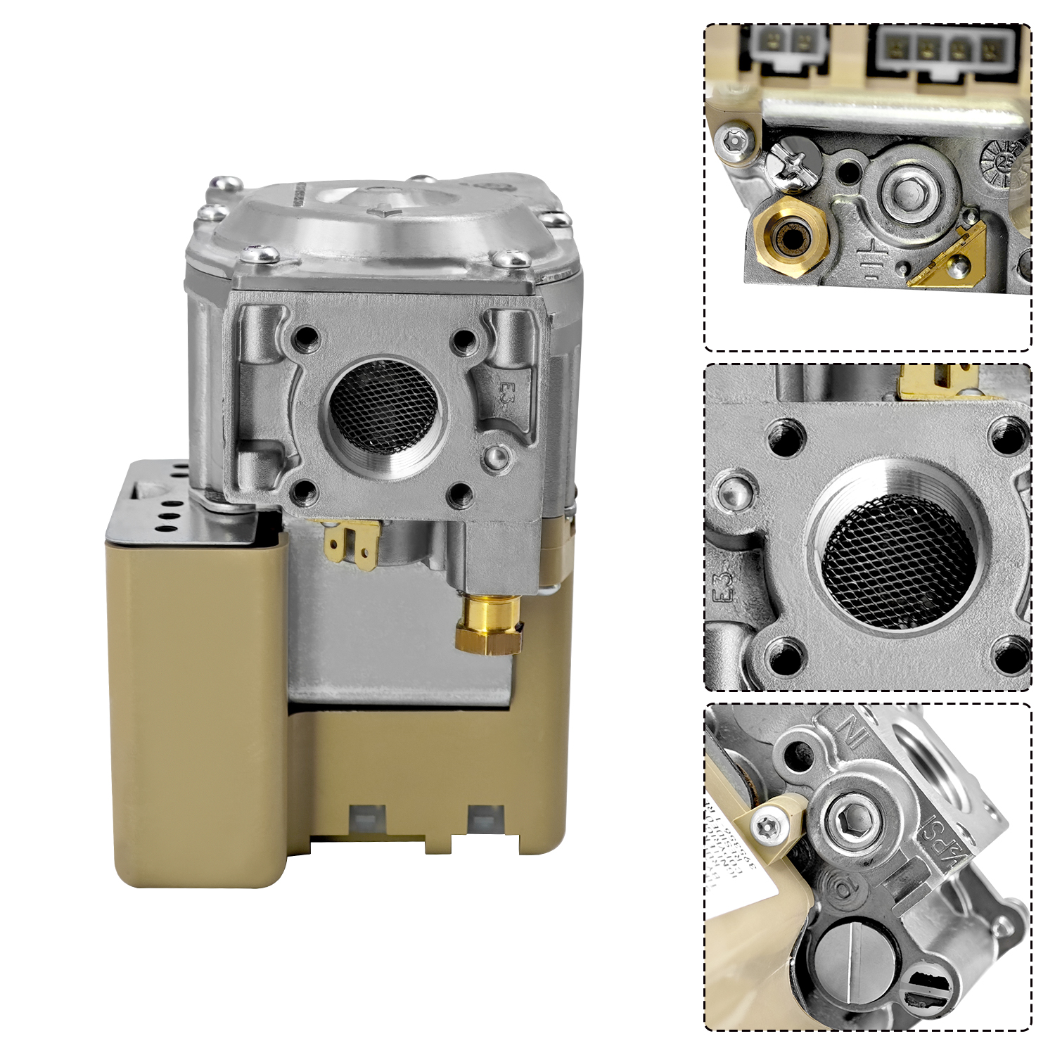 Furnace Smart Gas Valve Intermittent Hot Surface Pilot Ignition for Honeywell SV9501M2528 Smart Valve Hot Surface Pre-Ignition Devices 24 V 50/60 Hz