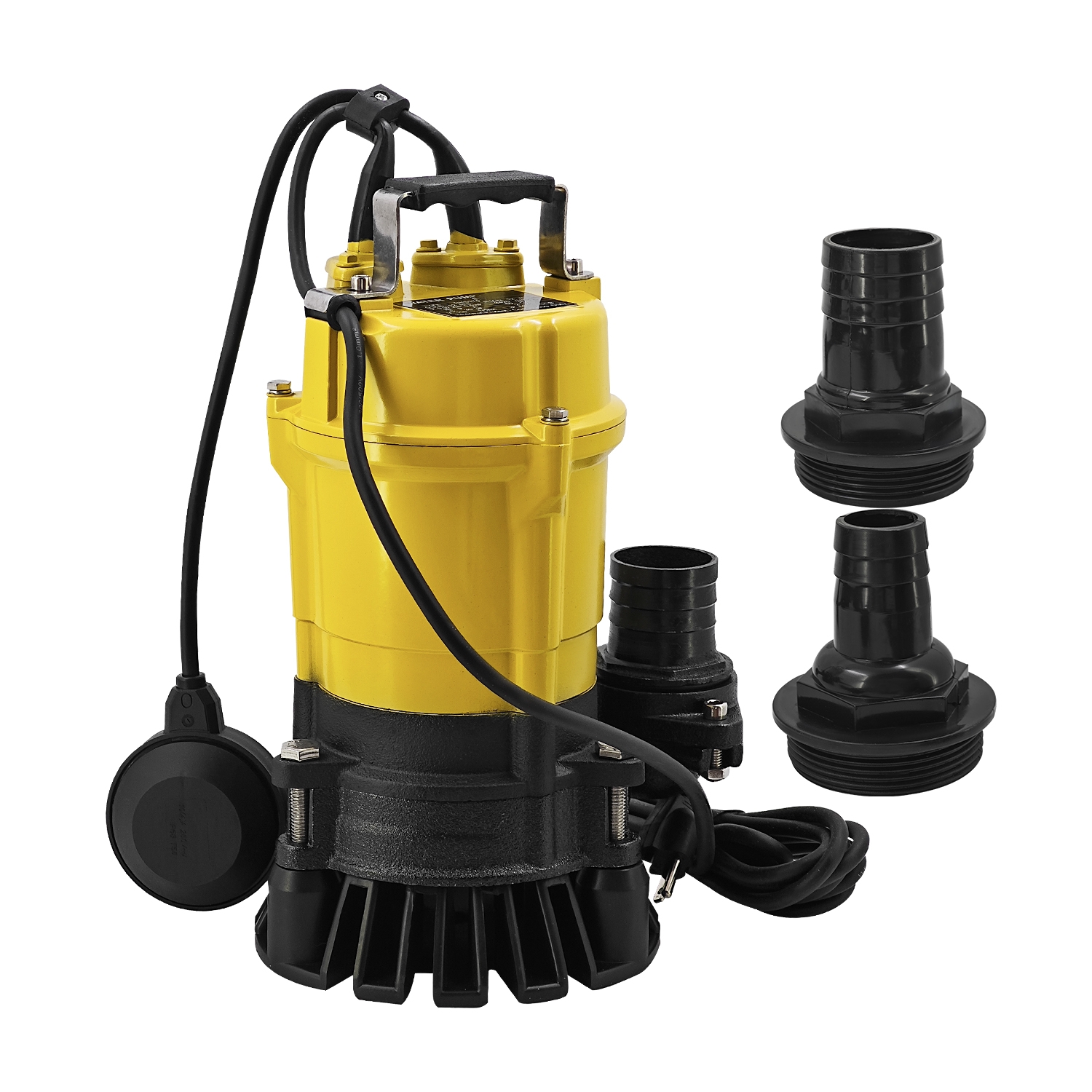 PSTF2 400 Submersible Pump w/Float Switch 1/2 HP 110V 2'' Dewatering Pump Effluent Pump for Wacker Neuson for Pool Basement Outdoor Pond Draining