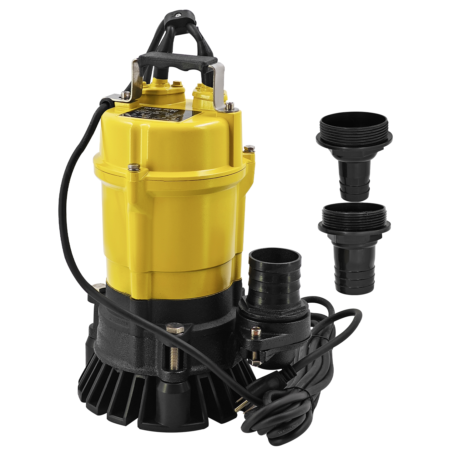 PSTF2 400 Submersible Pump w/Float Switch 1/2 HP 110V 2'' Dewatering Pump Effluent Pump for Wacker Neuson for Pool Basement Outdoor Pond Draining