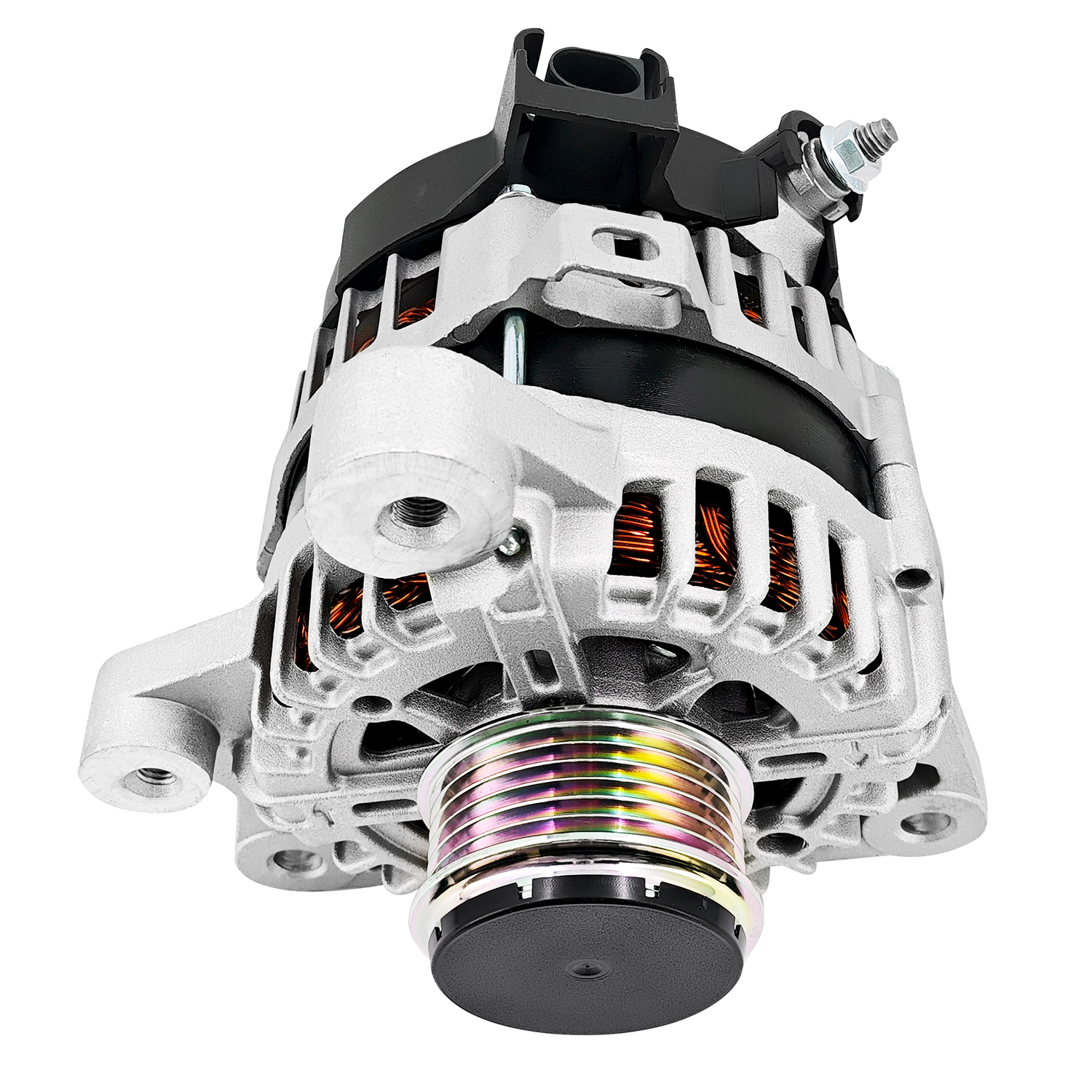 150A 12V Alternator for Hyundai Elantra Kona Accent 2020-2025 1.6L L4 Fit for Kia Rio Seltos K4 2020-2025 1.6L L4