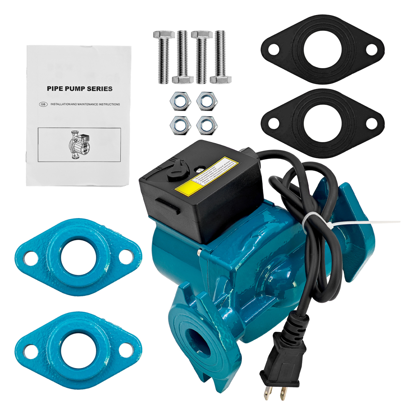 Circulating Pump 0-31 Gpm Flow Range 1/8 hp Cast Iron Cartridge 0011-BF4-J