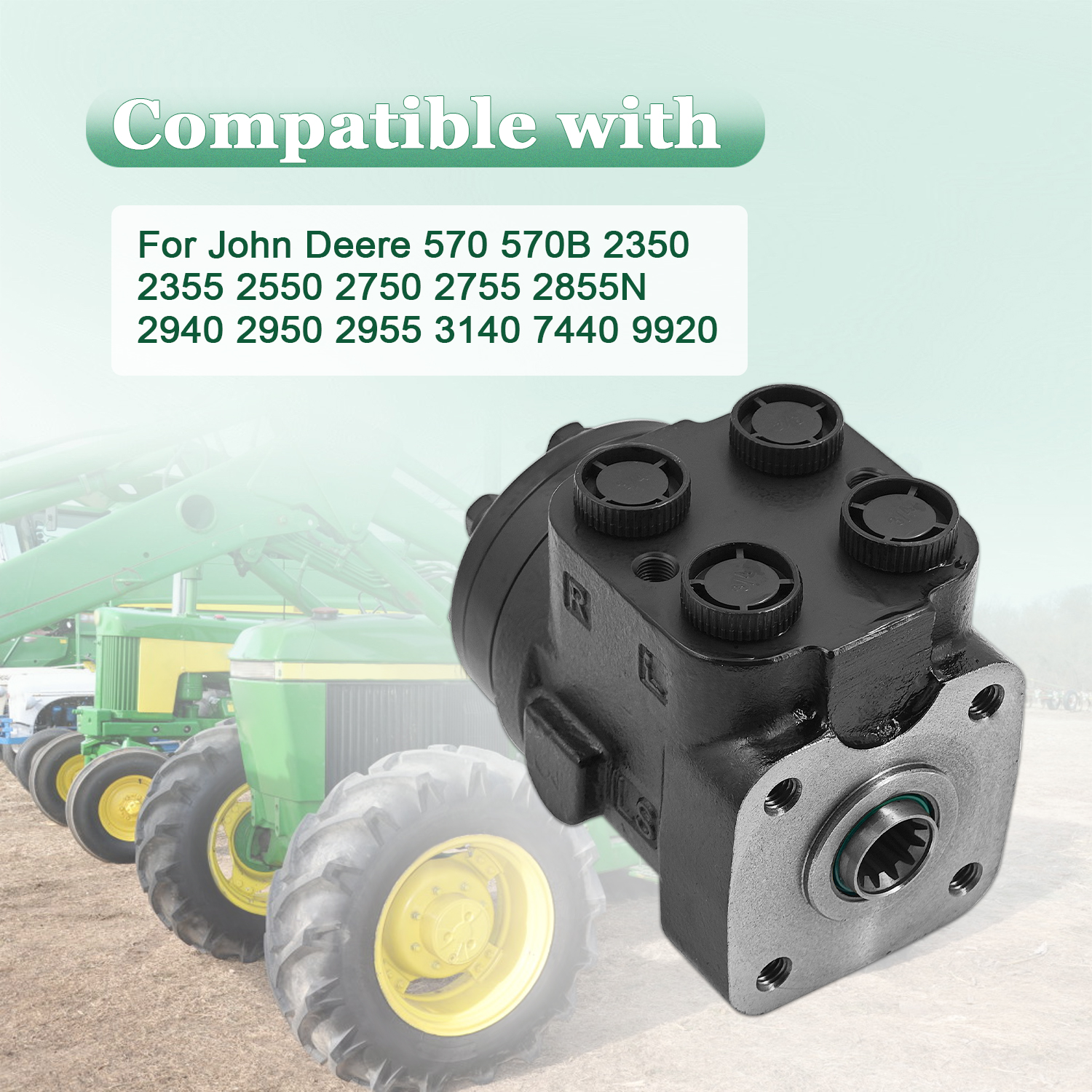 Hydrostatic Steering Control Valve for John Deere 2355 2550 2555 2750 2755 2950 2955