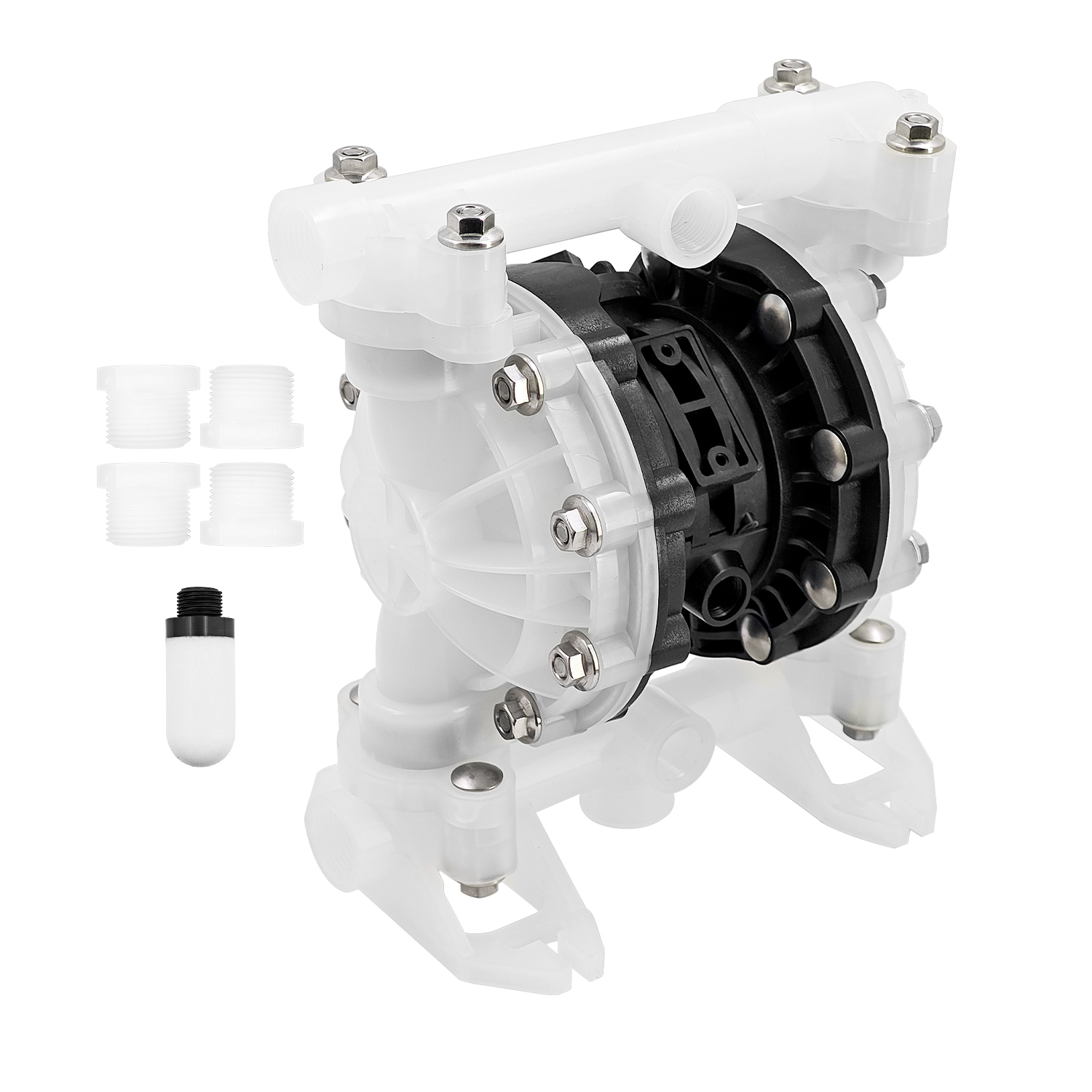 D52911 PTFE Diaphragm Pump for Husky 515 PP 1/2 in NPT Standard Pump PP Center Section Seats PTFE Balls