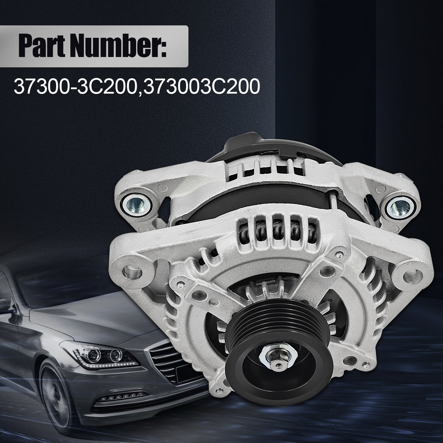 12V 160 Amp Alternator for Hyundai Genesis Sedan 3.8L 2009-2014