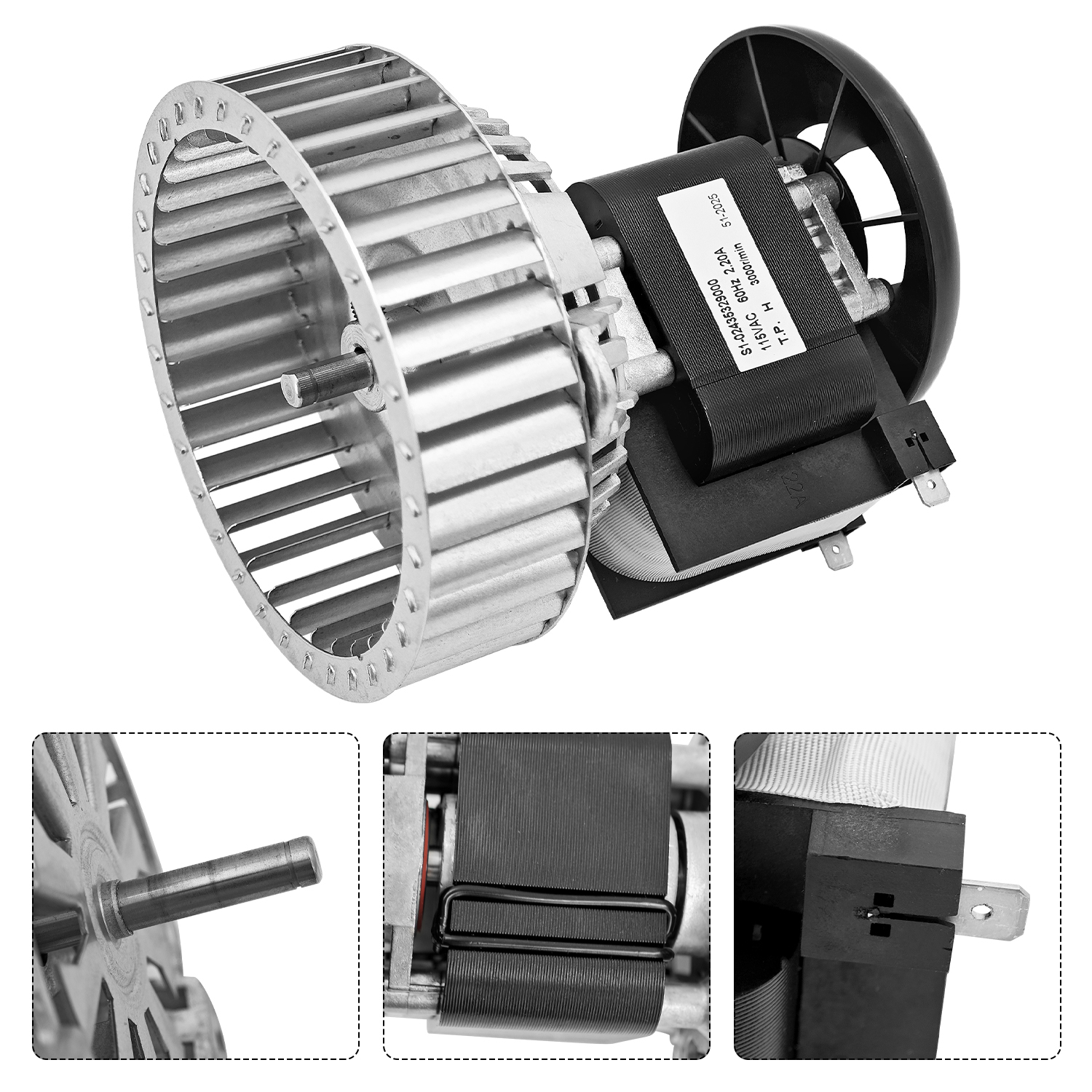 Furnace Draft Inducer Motor Fit for York Coleman S1-02432085000, S1-02431957000, 024-31957-000, 024-32085-000, Fit for Fasco 7002-2941, 7002-3285