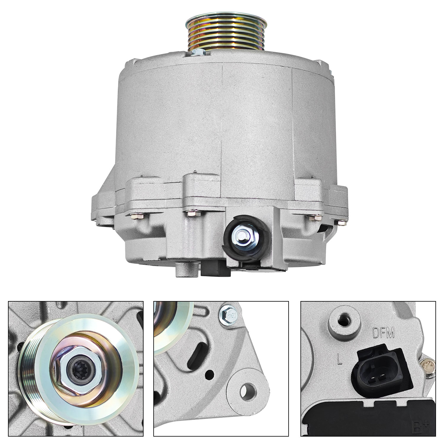 Water Cooled Alternator 12 Volts 190 Amps for Bentley 2003-2012 Continental Flying Spur/GT/GTC/Supersports 6.0L 12W