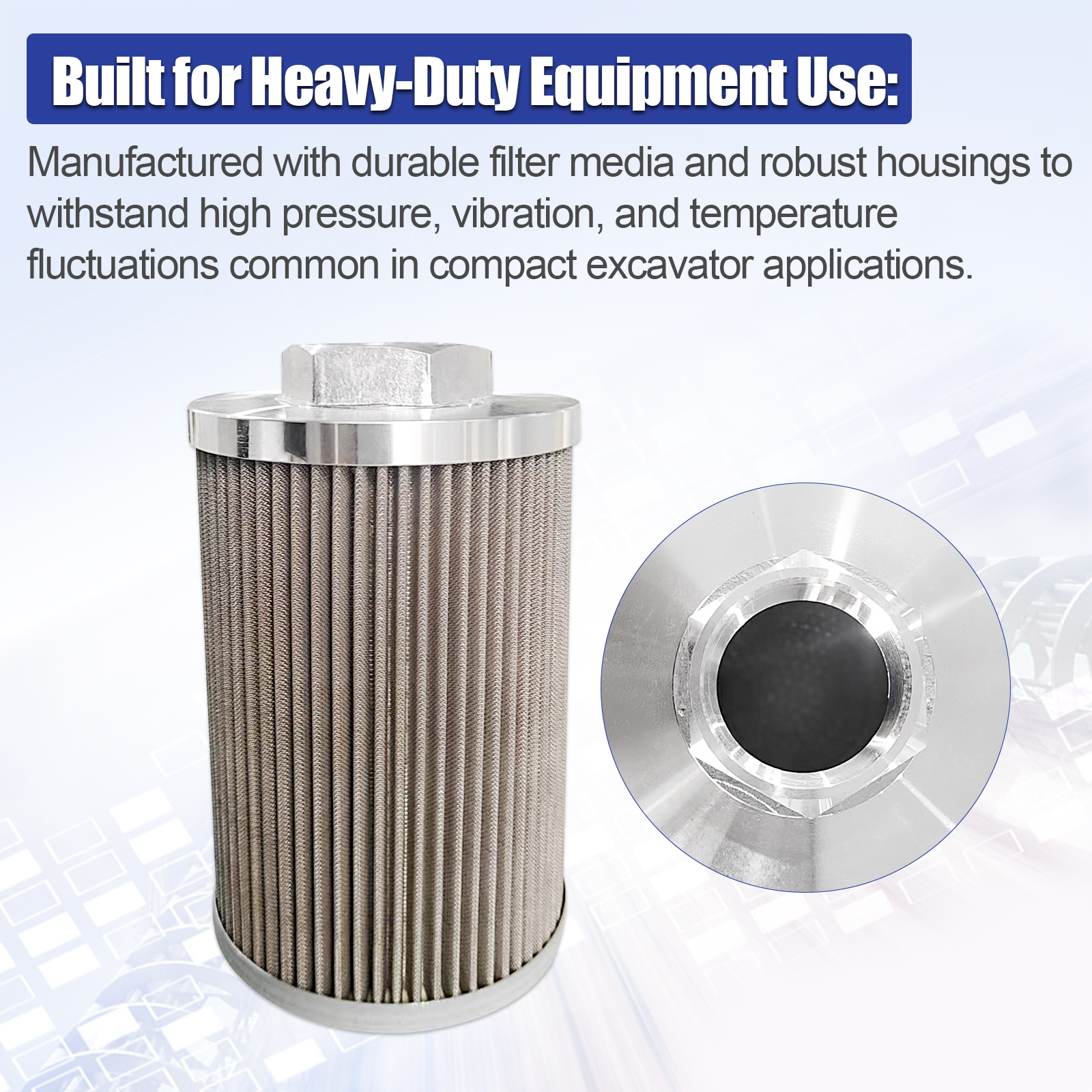 Maintenance Filter Kit Fits for Kubota KX040-4 Excavator