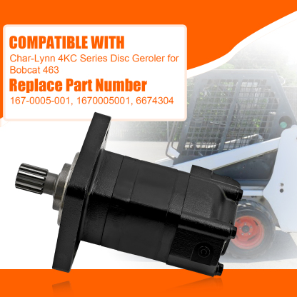 Hydraulic Drive Motor for Danfoss Char-Lynn 4KC Series for Bobcat 463