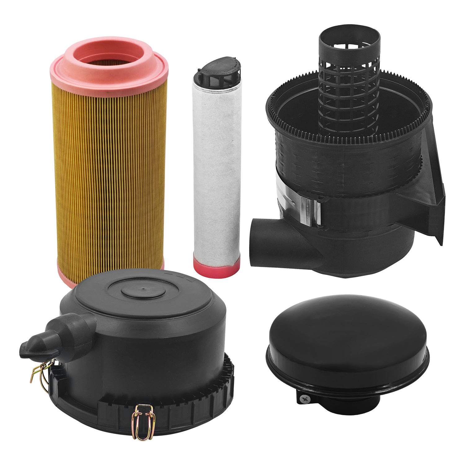 Air Filter Cleaner Assembly w/Air Cartridges for Deutz 2011 1013 1012 1011 914 913 912 Engines