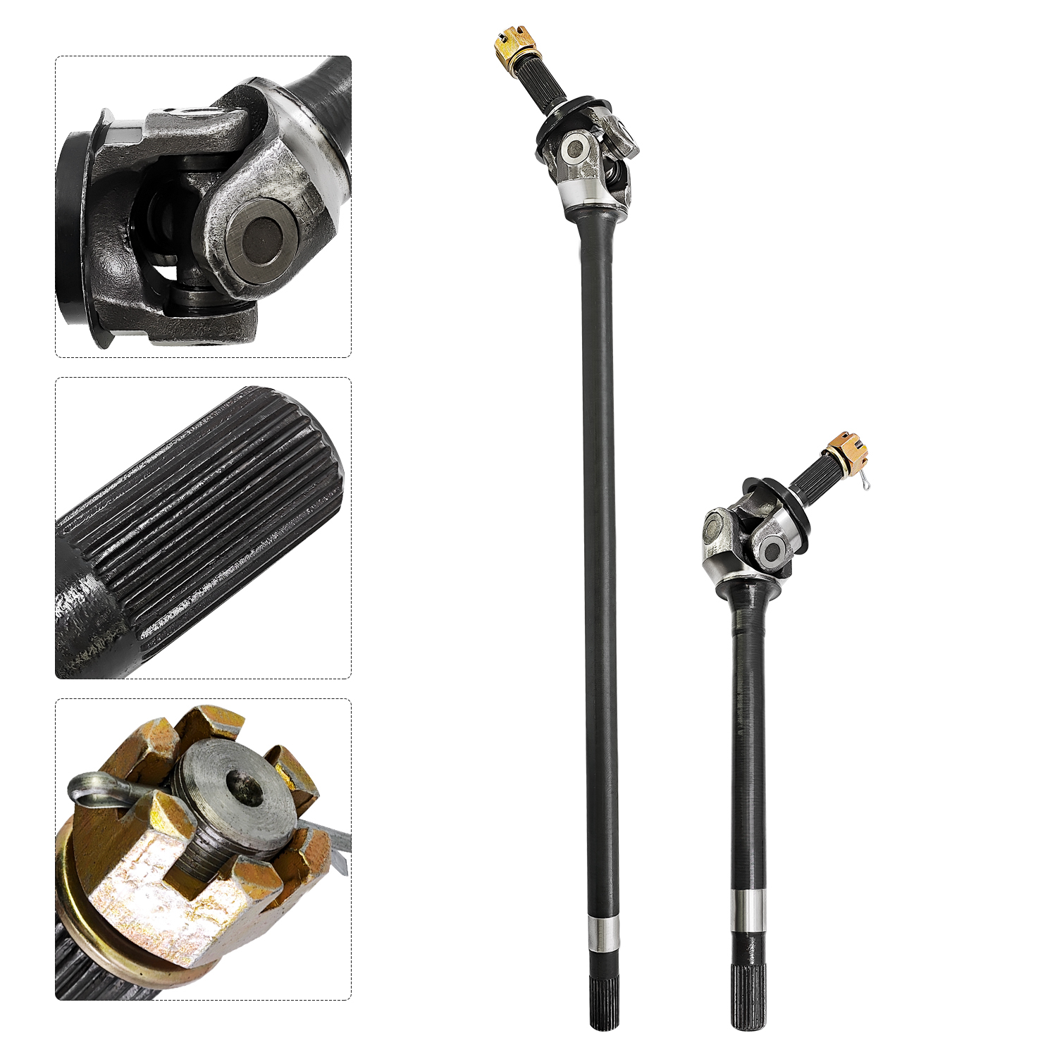Right & Left Axle Shaft Assembly for Jeep Cherokee 1997-2001, Wrangler 1997-2006 2.4L 2.5L 4.0L