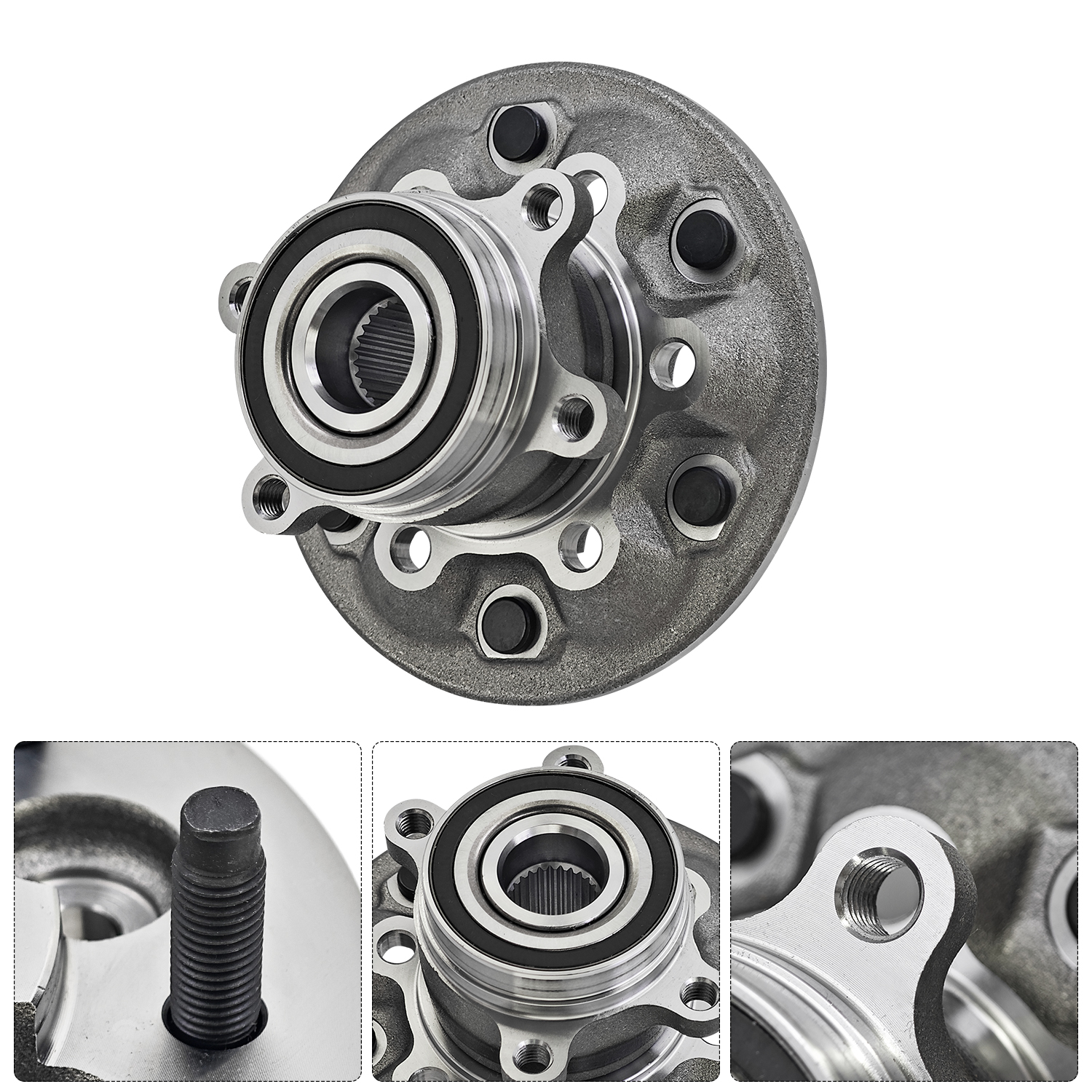 Wheel Hub Bearing Assembly Compatible with Bobcat Toolcat 5600 5610 UW53 UW56