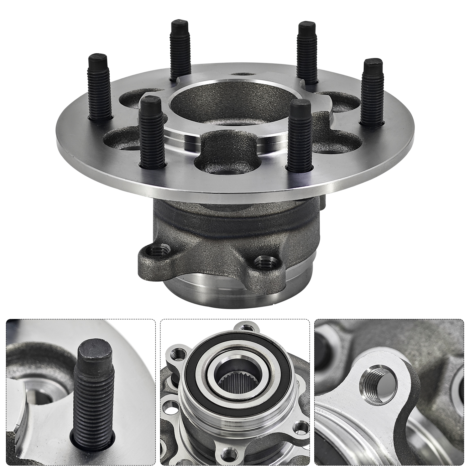 Wheel Hub Bearing Assembly Compatible with Bobcat Toolcat 5600 5610 UW53 UW56