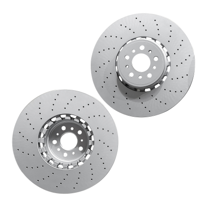 Pair Set 2 395mm Front Left & Right Brake Disc Rotors for BMW F97 X3 F98 X4 F95 X5 F96 X6