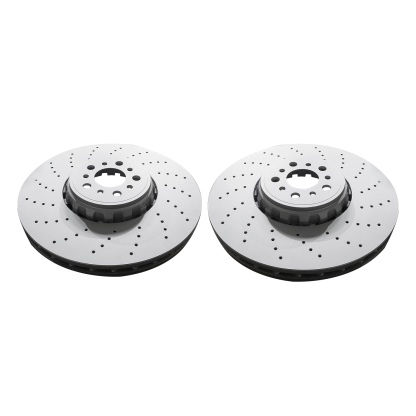 Pair Set 2 395mm Front Left & Right Brake Disc Rotors for BMW F97 X3 F98 X4 F95 X5 F96 X6