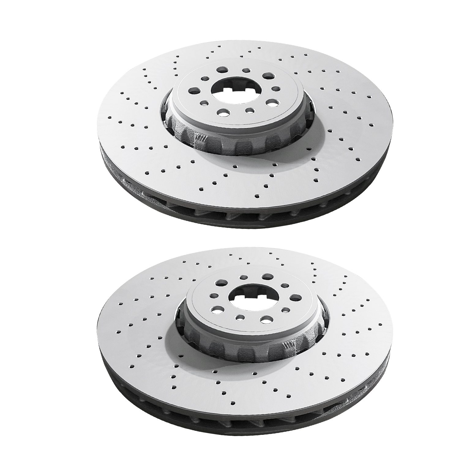 Pair Set 2 395mm Front Left & Right Brake Disc Rotors for BMW F97 X3 F98 X4 F95 X5 F96 X6