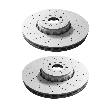 Pair Set 2 395mm Front Left & Right Brake Disc Rotors for BMW F97 X3 F98 X4 F95 X5 F96 X6