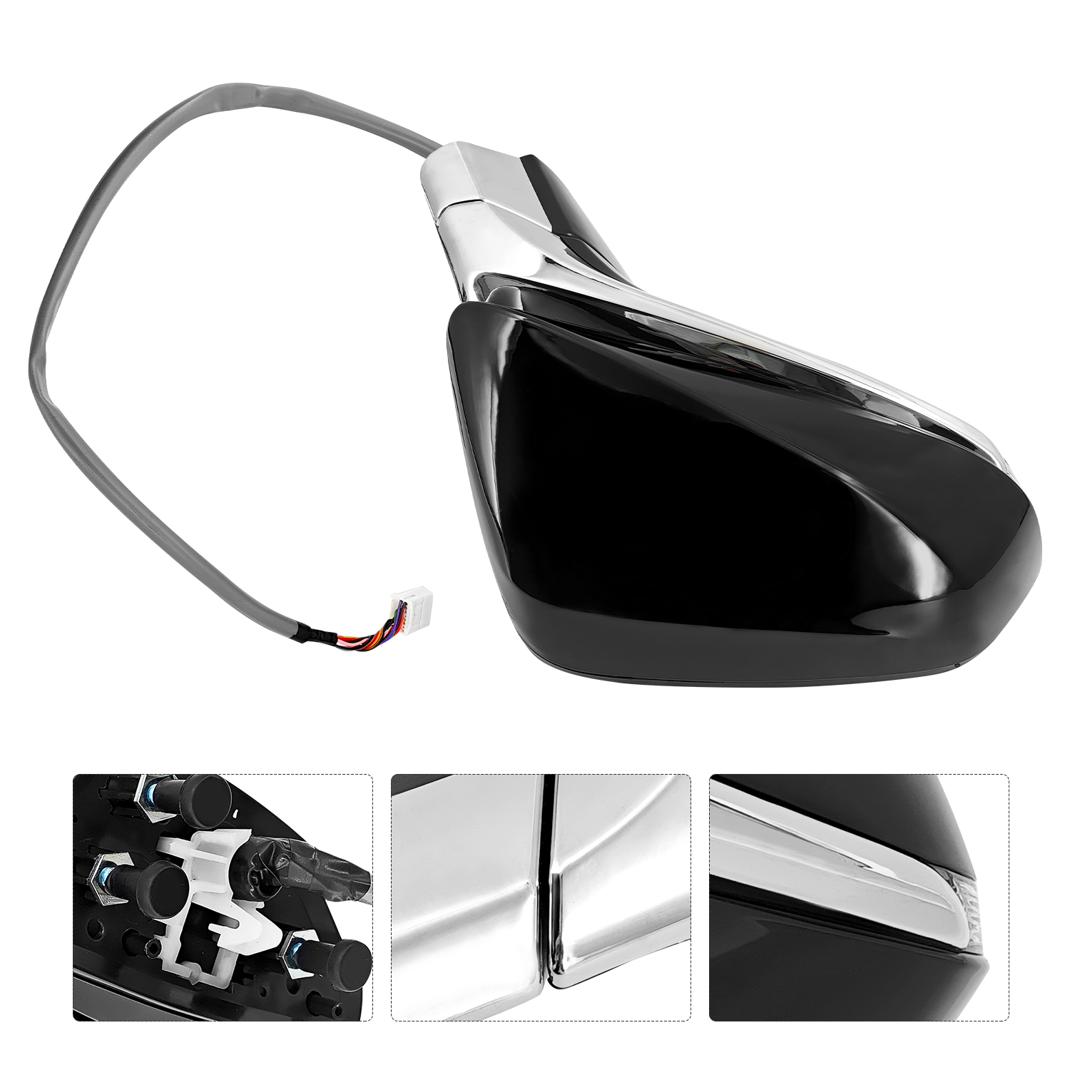 Right Passenger Side Mirror for Lexus RX350 RX350h 2023-2025 Support Power Folding Power Heated Adjust Support BSM Memory with Turn Signal