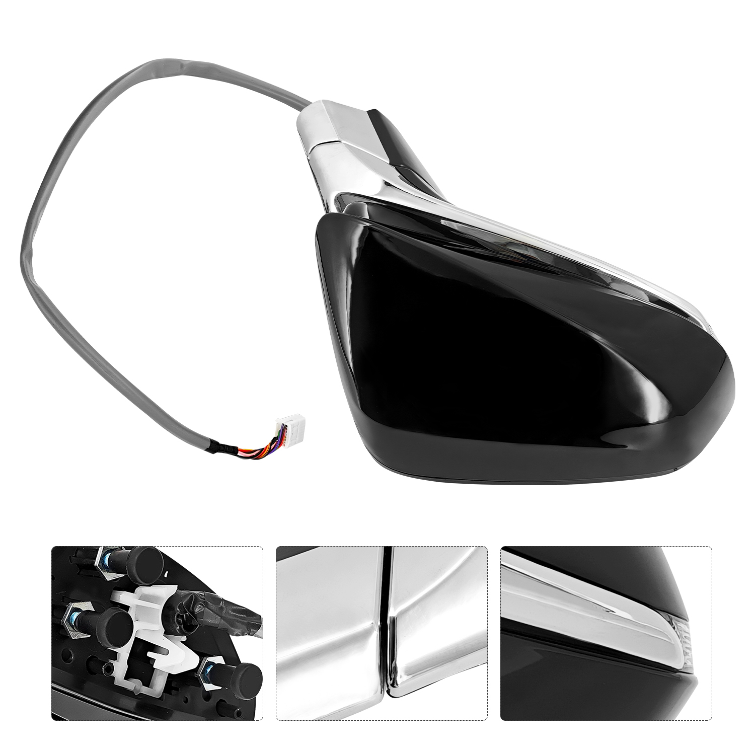Right Passenger Side Mirror for Lexus RX350 RX350h 2023-2025 Support Power Folding Power Heated Adjust Support BSM Memory with Turn Signal