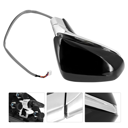 Right Passenger Side Mirror for Lexus RX350 RX350h 2023-2025 Support Power Folding Power Heated Adjust Support BSM Memory with Turn Signal
