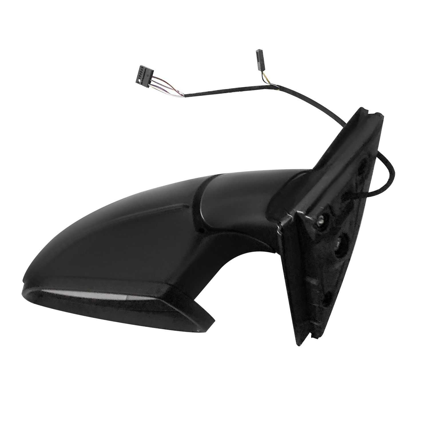 Power Mirror fits Volkswagen Jetta 2019-2023, 5+2PINS Replaces 17A857508AL9B9,With Blind Spot Detection, Power Heated,BLACK, Right Passenger Side