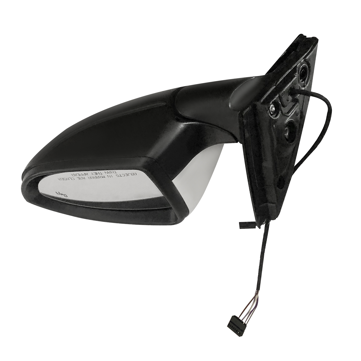 Power Mirror fits Volkswagen Jetta 2019-2023, 5+2PINS Replaces 17A857508AL9B9,With Blind Spot Detection, Power Heated,BLACK, Right Passenger Side