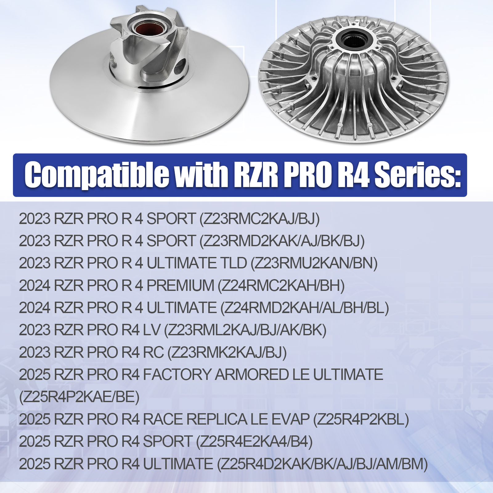 Secondary Driven Clutch for Polaris RZR PRO R/PRO R4 2023-2025